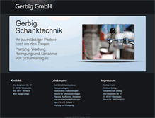 Tablet Screenshot of gerbig-gmbh.de